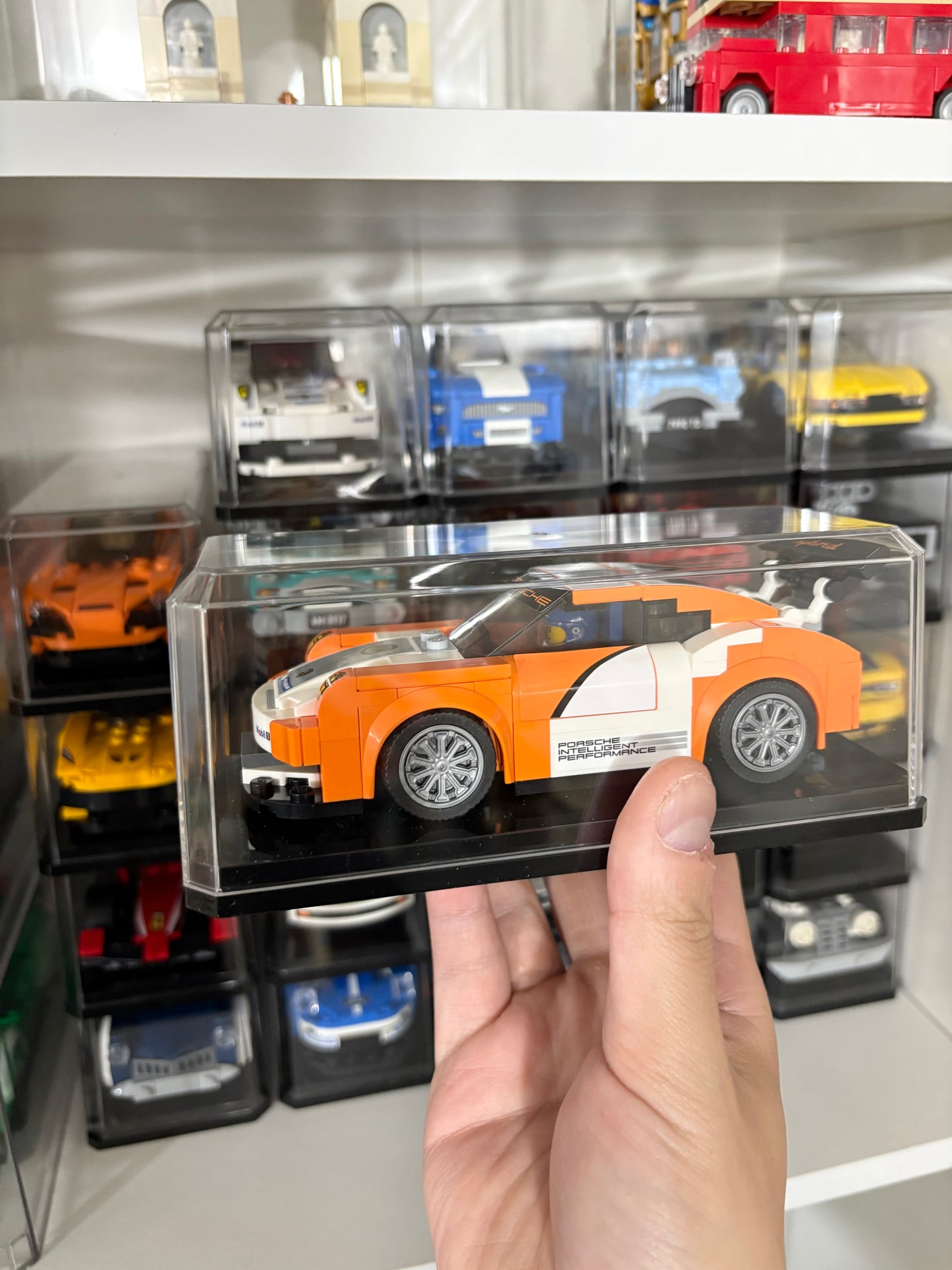 Display Case for LEGO Speed Champions (6 stud wide)