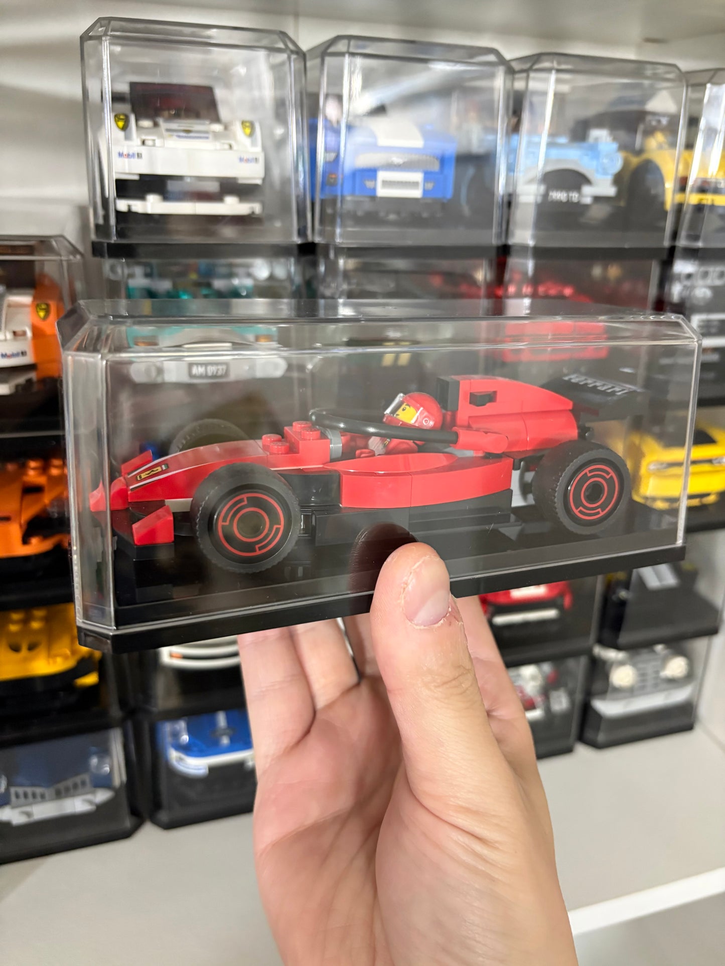 Display Case for LEGO Speed Champions (6 stud wide)