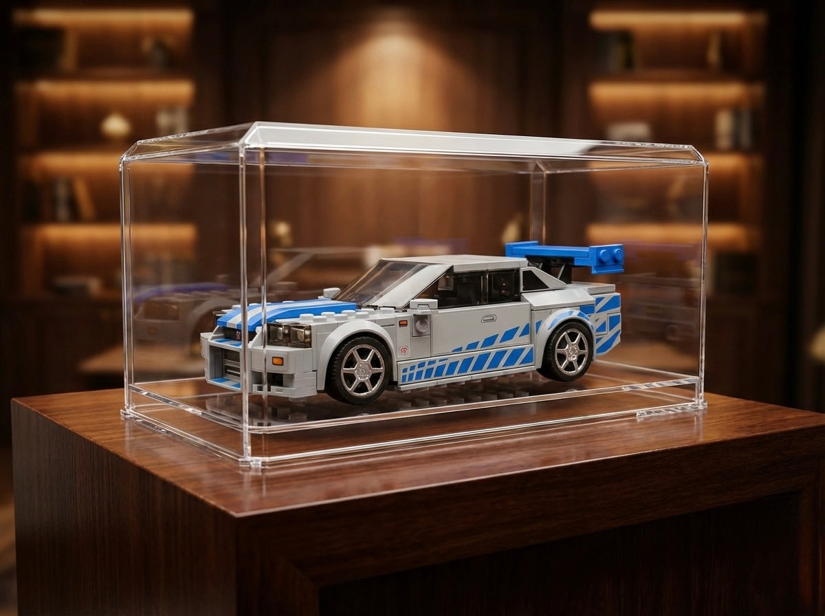 Display Case for LEGO Speed Champions (8 stud wide)